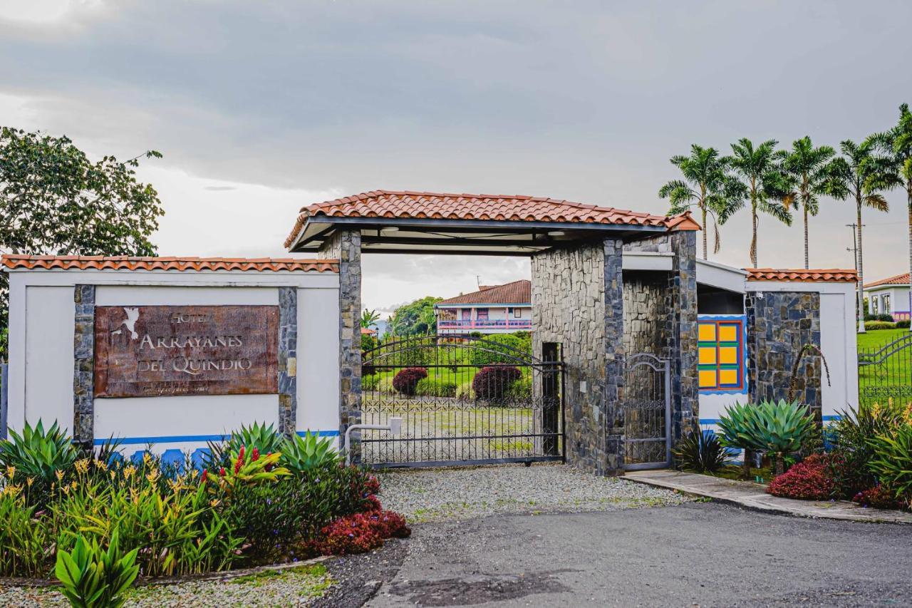 Hotel Arrayanes Del Quindio Montenegro Exteriör bild